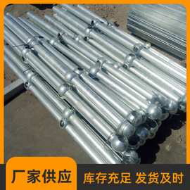 热浸锌立柱电厂平台球型防护栏楼梯扶手球接栏杆定制厂家电厂专用