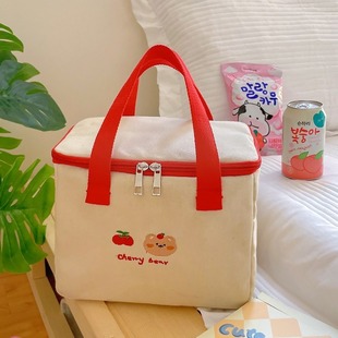 Lunch Box Bag Handbag Thermal Insulation Meal Bag for Female Office Student High-value Mummy Bag Picnic Meal Bag with Meal Lunch Bag