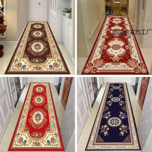 Door Carpet, Entrance Door Mat, Thickeneded, Stain-Resistant and Water-Absorbent Foot Mat, Balcony Cloakroom, Non-Slip Long Aisle Blanket
