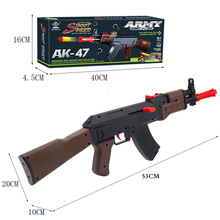 礼品玩具软弹枪可发射泡沫弹仿真模型巴雷特冲锋枪AK-47