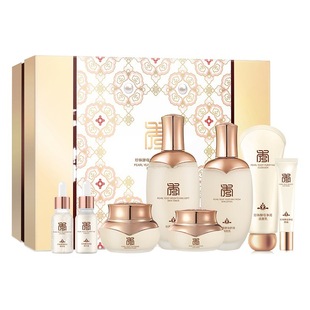 Meijiaxiu Pearl Yeast Time Muscle Secret Enjoy Ten-Piece Set Beauty Salon Hydrating Skin Care Facial Set Factory