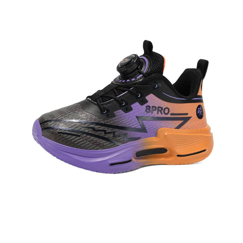 Red Rabbit 8pro zapatos de carreras respirables zapatos deportivos para niños 2025 otoño nuevos zapatos de carreras antideslizantes de carbono para niños