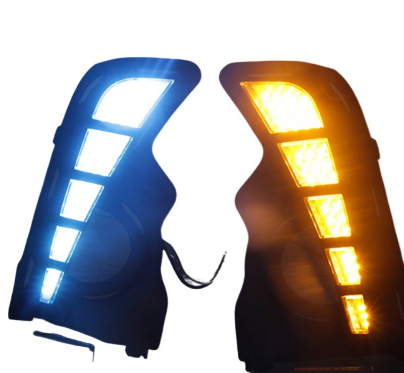 Adecuado para 18 Highlander especial luces de circulación diurna Toyota Highlander LED luces de circulación diurna modificado caballo salvaje