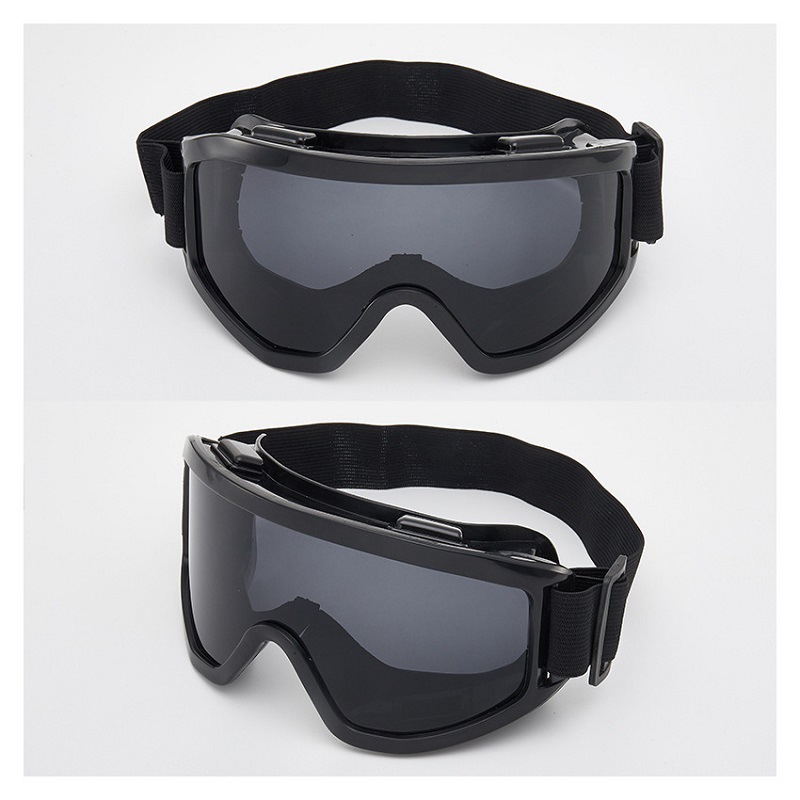 Winddichte Wander-Skibrille, Outdoor-Antibeschlag-Brille mit großem Rahmen, winddichter Sand, bunte Silikonbrille_voghion.com