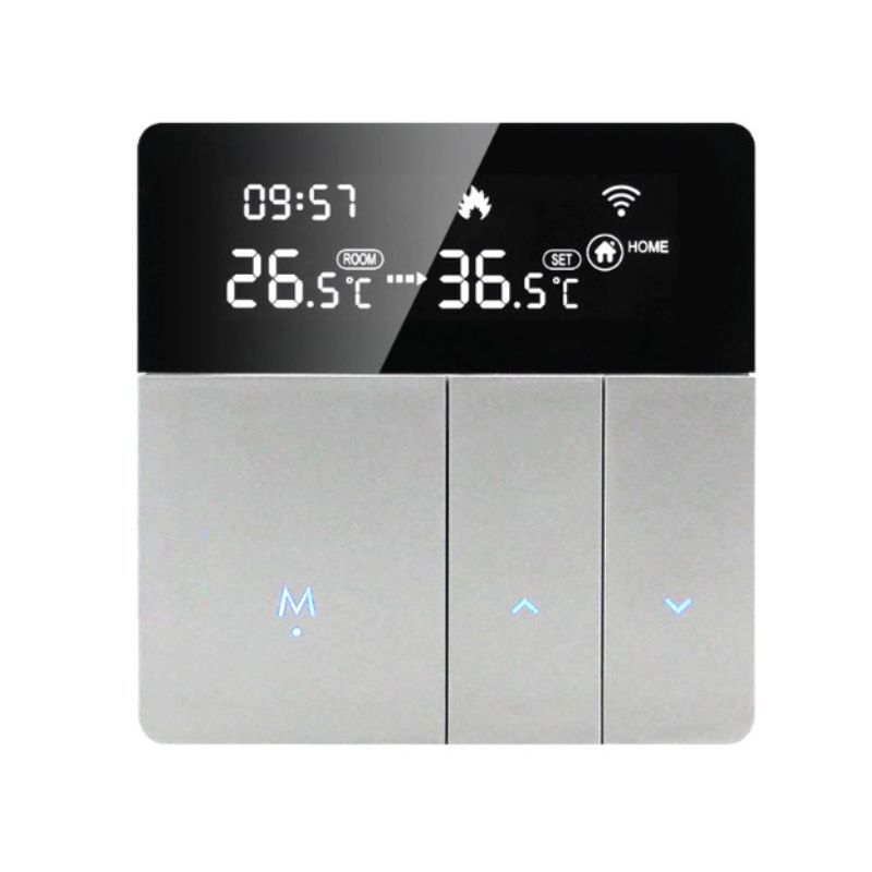 KM101 intelligent water floor heating thermostat room heating floor temperature control switch electric heating film controller KM101 intelligent water floor heating thermostat room heating floor temperature control switch electric heating film controller