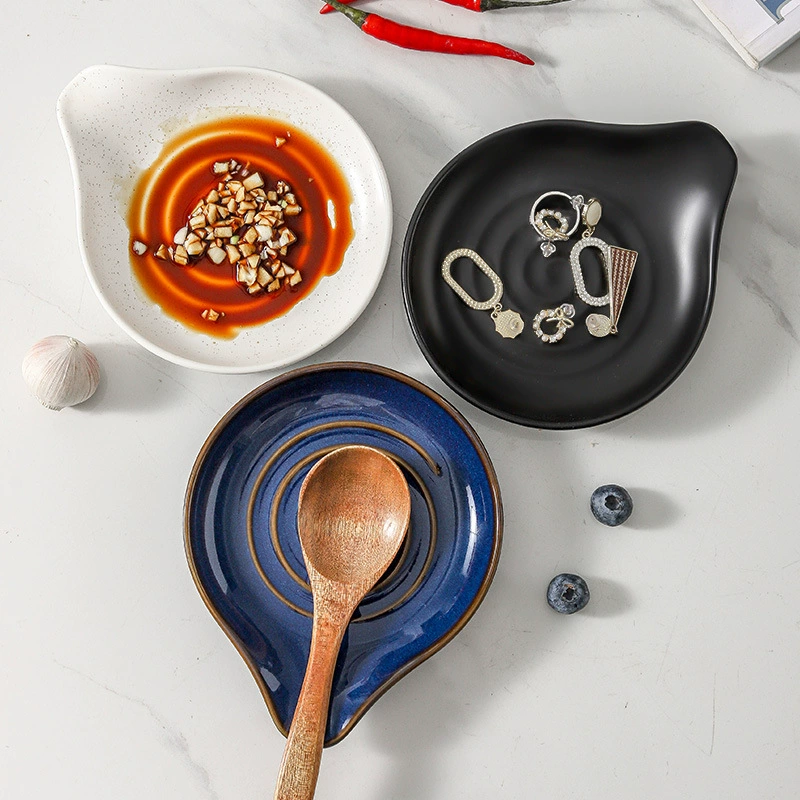 Поднос для кухонных керамических ложек, держатель для ложек, высококачественный поднос для столовых приборов, поднос для закусок, оптовая продажа для трансграничной торговли