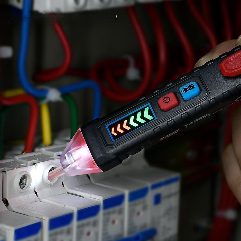 数显测电笔TA881A 电工多功能线路检测查断点 非接触感应式测电笔