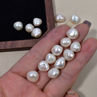 New 10mm Natural Freshwater Baroque Special-Shaped Pearl Necklace Bracelet Semi-finished DIY Jewelry Accessories