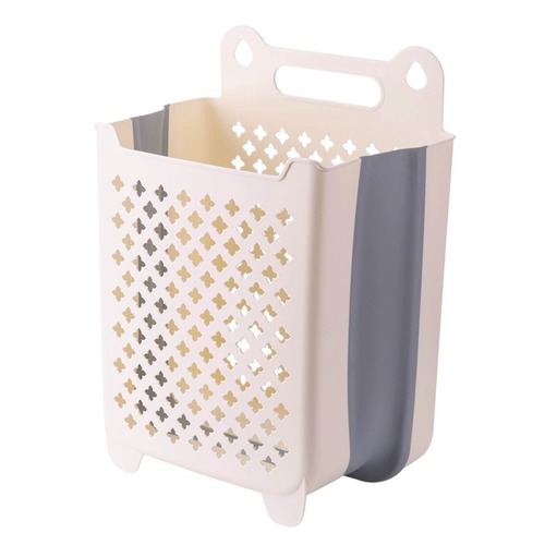 Wall-mounted dirty clothes basket, household foldable laundry basket storage large storage basket plastic dirty clothes hamper wholesale doll storage bucket