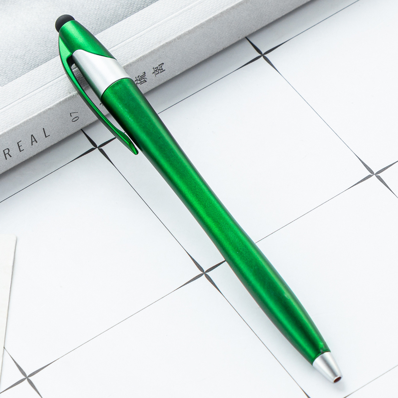 Fabricante mayorista bolígrafo de plástico imprimible logotipo capacitivo de escritura a mano bolígrafo publicitario regalos bolígrafo promocional