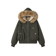 棉服女2025新款韩系超好看座山雕外套加绒加厚派克服棉衣冬季棉袄