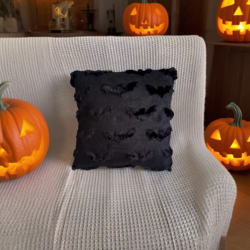 ハロウィンキルティングクリエイティブカボチャ枕カバーホリデー雰囲気ソファリビングルーム寝室装飾枕クッション|undefined