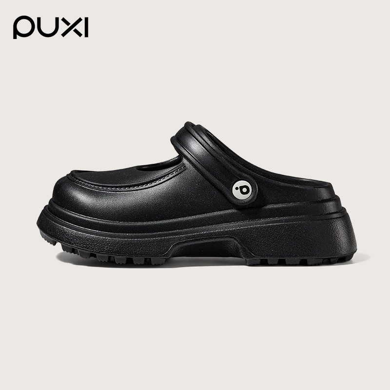 Женские летние пляжные сабо Puxi Lebu EVA с эффектом увеличения роста, нескользящие, для путешествий, в стиле Мэри Джейн.