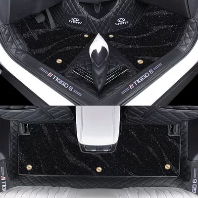 Ayaqaltılar (Kovriklər), Mats, Threshold Mat Accessories, Modified Version - 26-models-of-tiggo-8-free-anti-kick-mat-double-layer-foot-mat-galaxy-blanket-black