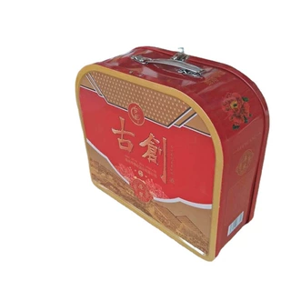 信义包装新款手提白酒铁盒包装礼品盒子支持定做