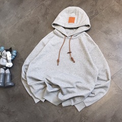 LOE25春の羅家の新型限定刺繍の小さい標準の皮の縄の純綿の毛の輪は帽子の衛衣の男女の同項をつないでいます。