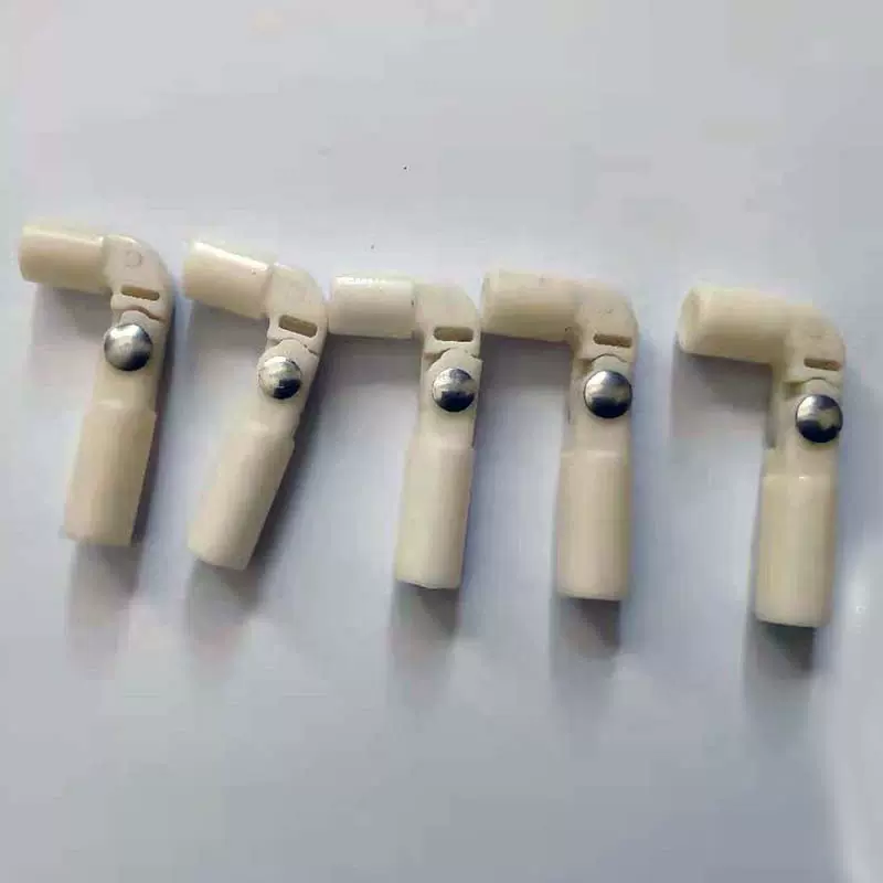 网红蚊帐折叠接头7.9mm蚊帐蚊帐支架折叠弯头ABS可活动二通