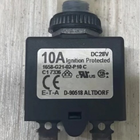 ETA 1658-G21-02-P10-10A 单极热保护开关