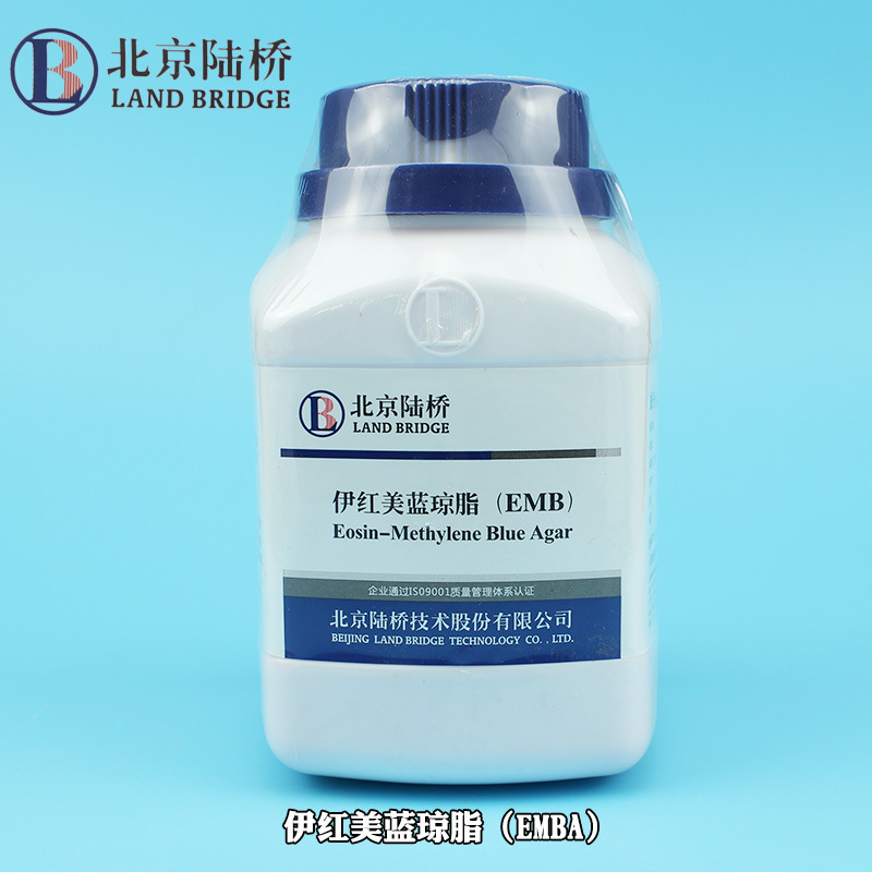 北京陆桥 细菌干粉培养基 伊红美蓝琼脂250g瓶装粉末