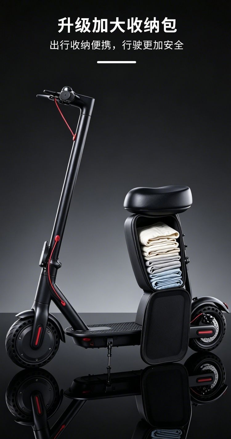 New electric scooter for adults, portable and foldable, two-wheeled electric vehicle for commuting to work and for students