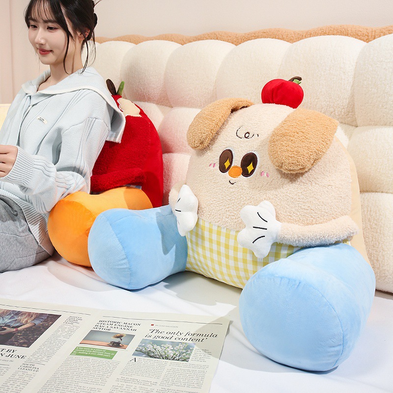 Super Cute Huggable Big Pillow for Bed, Waist Support, Sofa Cushion, Office Pillow, Backrest Cushion, Lumbar Pillow, Removable and Washable