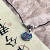 Ethnic necklace, design advanced retro chain for key bag , Chinese style, ethnic style, light luxury style, high-quality style