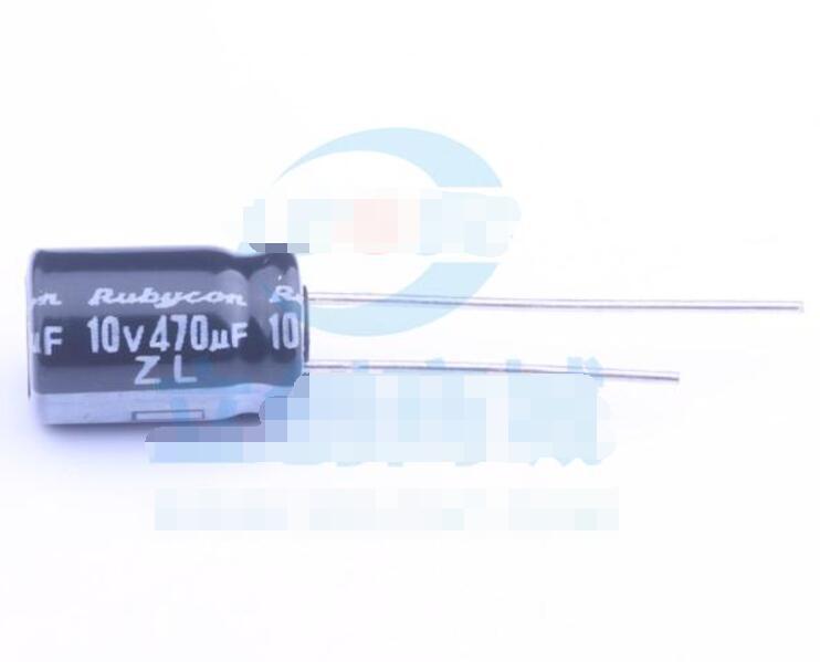 10ZL470MEFC8X11.5 参数 470uF 10V 引线型铝电解电容