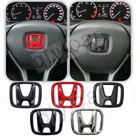 Подходит для Honda черного углеродного волокна 10-го поколения Civic 10-го поколения Accord New Fit логотип Рулевого Колеса Универсальная декоративная паста