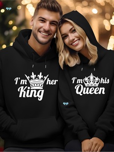 Cotton Blended Double Sided Printed Hooded Velvet Sweater