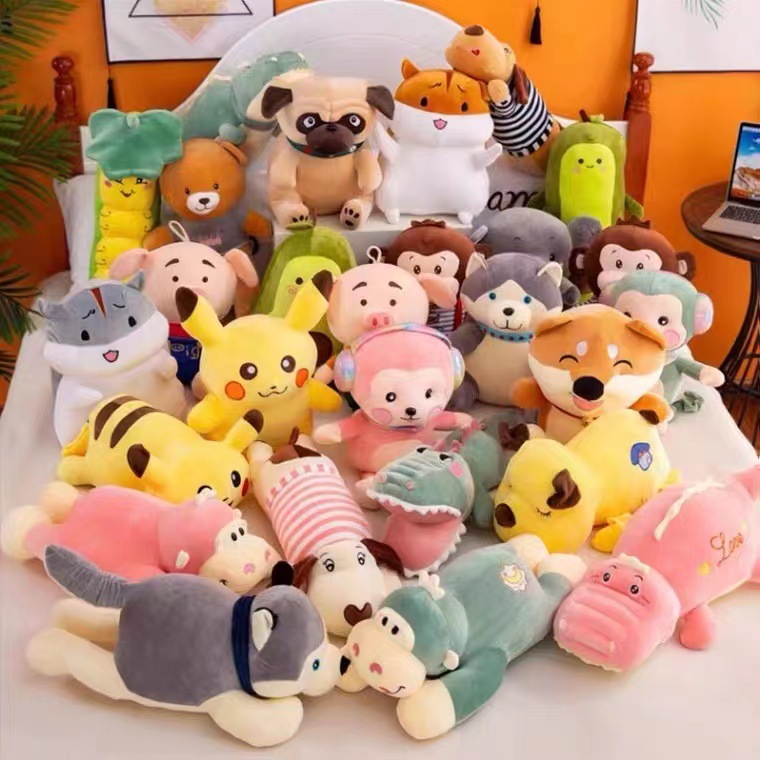 Muñeca de la boda mediano y grande de peluche de juguete de tamaño pequeño muñeca piso empuje muñeca de regalo muñeca de la boda Actividad Juguete almohada