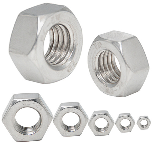 DIN934 rust-proof 304 stainless steel hexagonal nut A2-70 stainless steel nut screw nut hexagonal nut