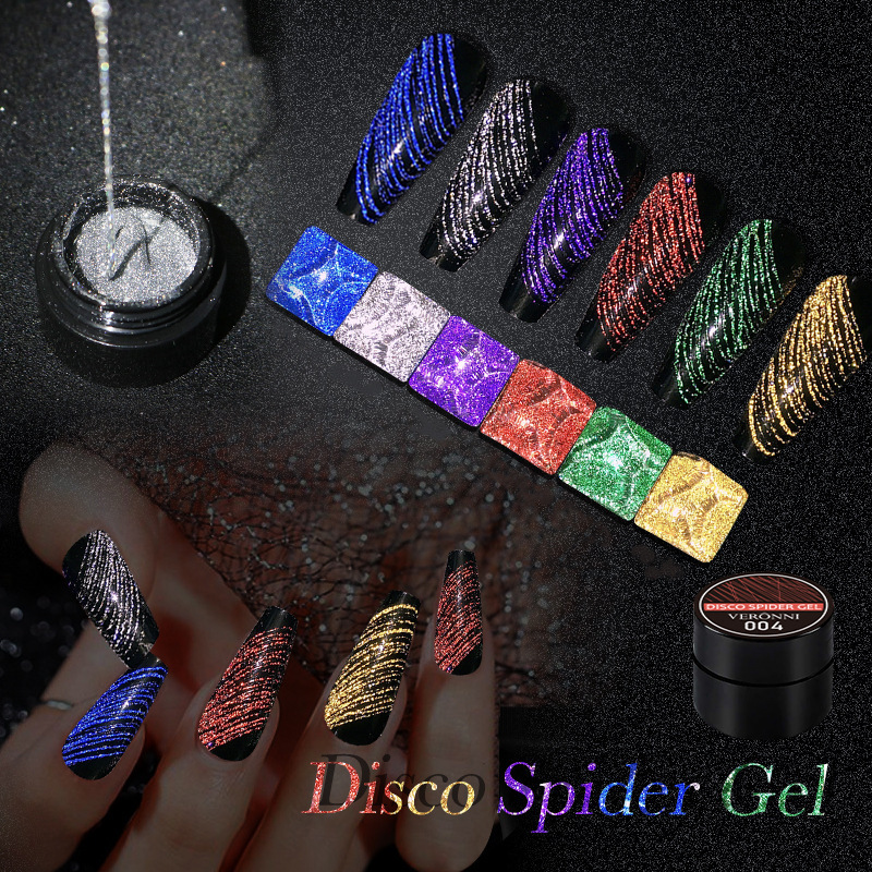 DISCO Tie Drawing Glue Reflective Broken Glue Elastic Spider Glue Nail Art Painted Light Therapy Nail Glue Drawing Glue DISCO Tie Drawing Glue Reflective Broken Glue Elastic Spider Glue Nail Art Painted Light Therapy Nail Glue Drawing Glue