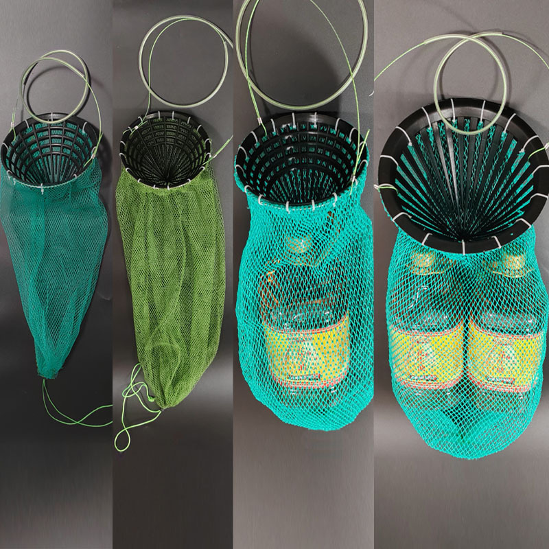 New Outdoor Fishing Net Diving Encrypted Fish Net Catch Fish Net Catch Sea Crab Fish Bag Anti-running Anti-climbing Fish Basket