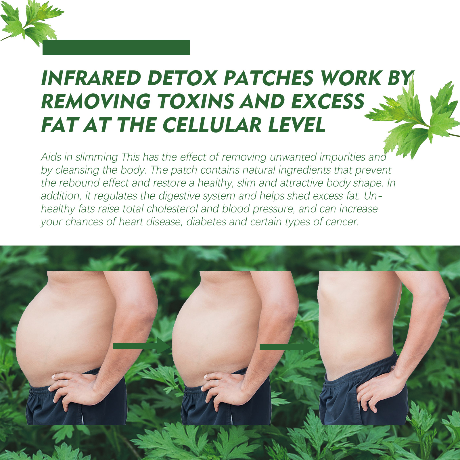 EELHOE Body Slimming Patch, aperto da barriga, modelagem dos músculos das coxas, revelando as curvas do corpo, suavizando a pele, modelagem corporal_voghion.com