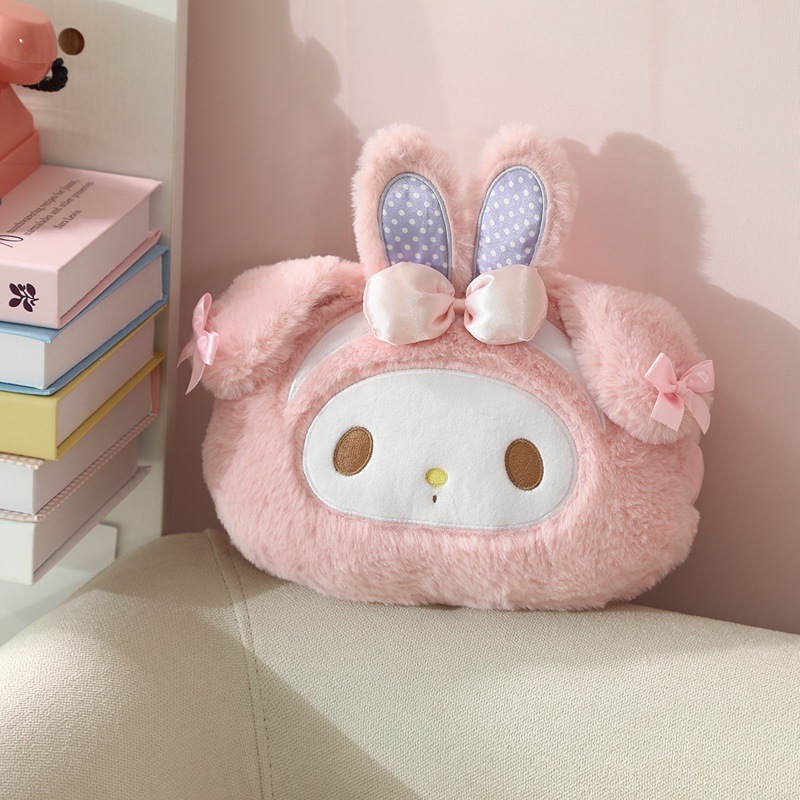 かわいい漫画メロディー子羊車腰クッションヘッドレスト安全ベルトショルダーパッド車内装飾腰保護首枕|undefined