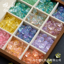 琉璃珠厚星星五角星15mm串珠散珠子手工diy手链古风发簪饰品材料