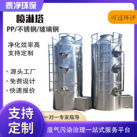 气旋塔工业废气处理旋流塔酸雾吸收塔洗涤塔脱硫脱硝不锈钢喷淋塔
