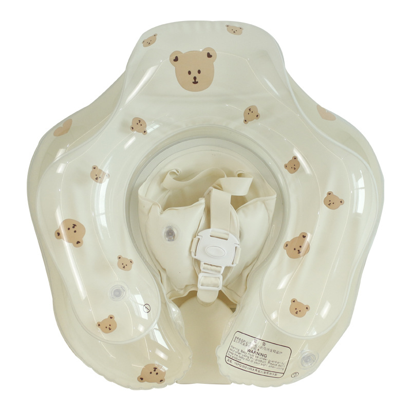 Flotador de natación transfronterizo en stock para bebés de 0 a 8 meses, flotador antivuelco, flotador inflable con parasol engrosado.