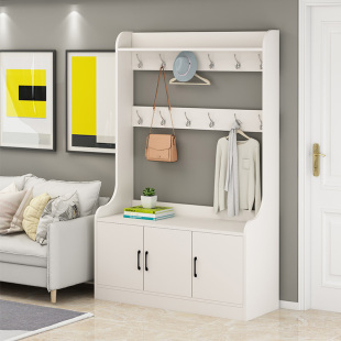 W7 Shoe Cabinet, Entrance Cabinet, Coat Rack, Integrated Wall-Mounted 2023 New Style, Simple Modern Floor-Standing Entrance Small Apartment