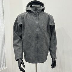 25年新款光板秋冬抓绒商务毛呢保暖连帽外套Sawyer Wool Hoody