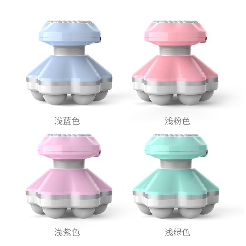 新型miniマッサージ器小型usb両用六脚振動電動全身家庭用マッサージ器減圧|undefined