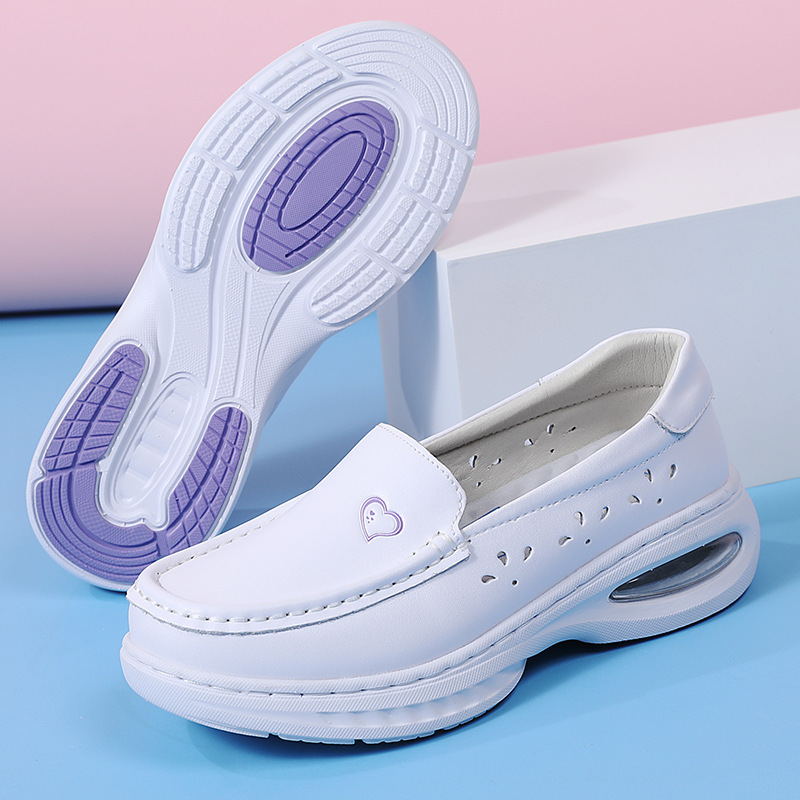 Nurse Shoes for Women, Air-Cushioned, Soft-Soled, Breathable, Non-Tiring for the Feet, Versatile, Hospital-Specific Work Shoes for Nurses, Non-Slip, Comfortable, Summer