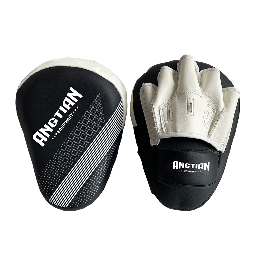 Fábrica Angtian profesional personalizada entrenamiento de boxeo de lucha entrenamiento de sanda blanco de mano