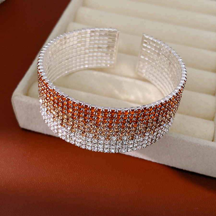 Pulsera - plata - Café - Café ligero - blanco