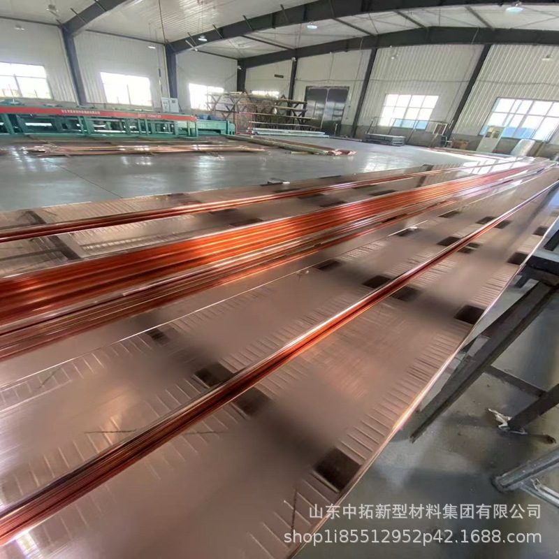 供应12*100紫铜排圆角T2紫铜条铜母线镀锡异形紫铜排加工打孔折弯