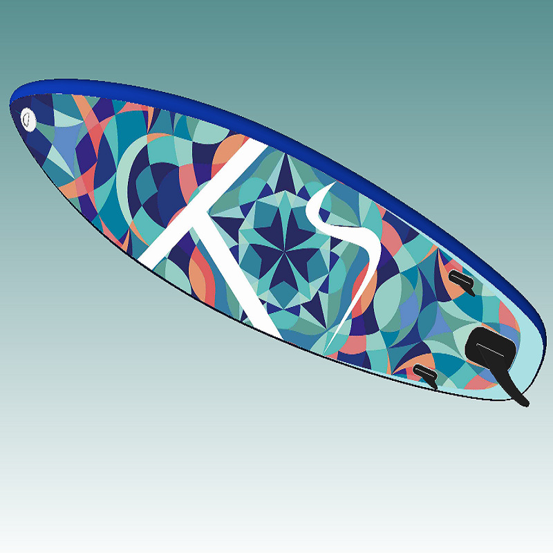 Kaleidoscopio tabla de surf inflable para adultos SUP tabla de remo para principiantes tabla de remo de agua plegable de pie