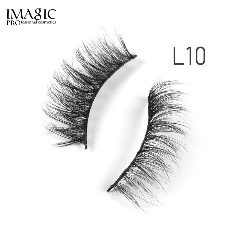 IMAGIC Самоклеящиеся наращиваемые false eyelashes, 3D, 10 пар