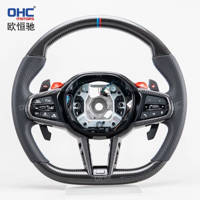 Suitable for Bmw F10 F15 F30 F25 F36 F87 F80 M2M3M4 Modified Cs Carbon Fiber Steering Wheel