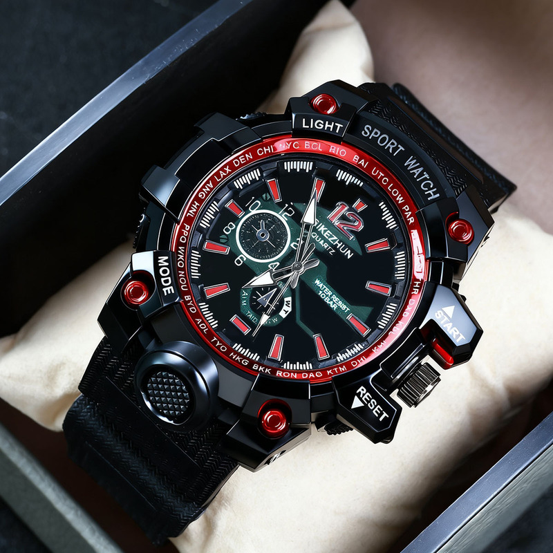 New Youth Electronic Watch for Middle and High School Students, Anti-Fall Sports and Leisure, Cool and Trendy Men's Quartz Watch New Youth Electronic Watch for Middle and High School Students, Anti-Fall Sports and Leisure, Cool and Trendy Men's Quartz Watch
