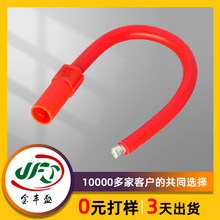 XT150硅胶动力线公母对接线束150A大电流锂电储能逆变器连接线